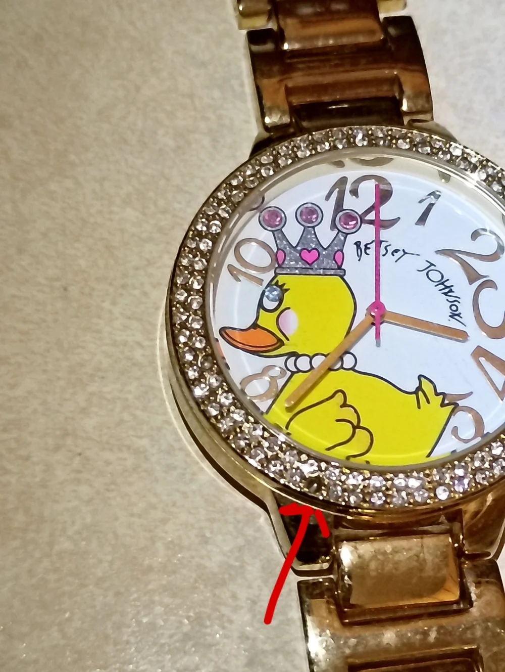 Betsey Johnson Royal Duck Watch - Picture 5 of 5